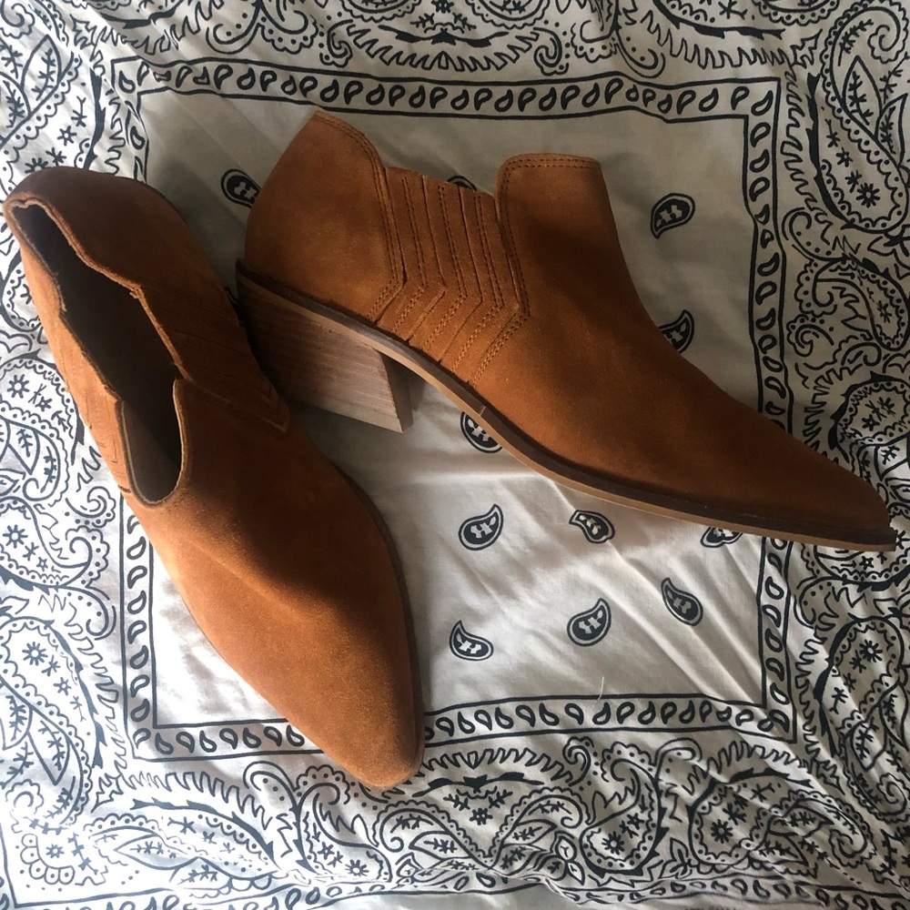 ASOS Western Suede Booties